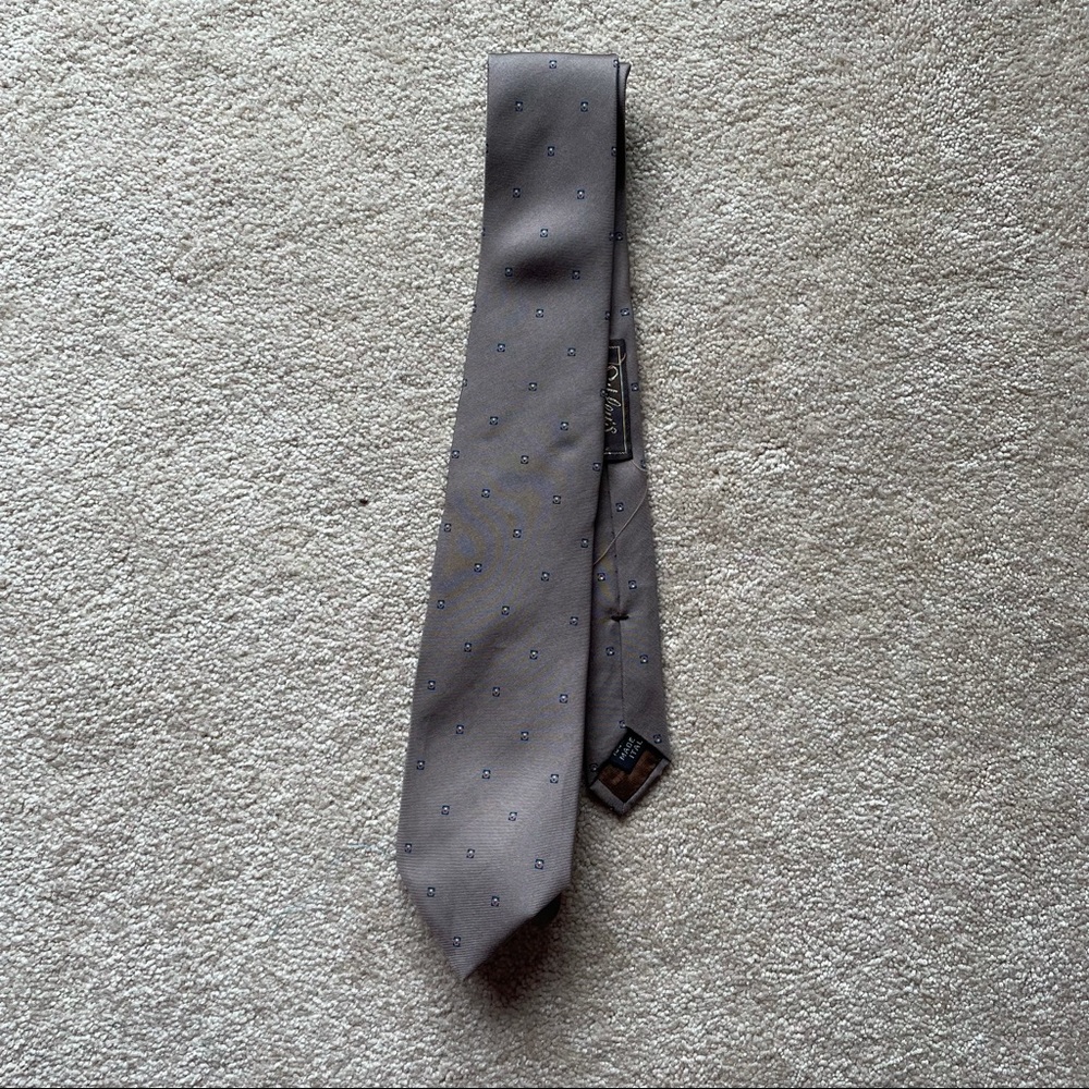 Vintage Isaco patterned tie